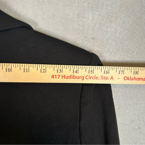 Madewell Duskfall Drape One Button Black Blazer Women’s Size 2 Fitted Preppy - Picture 14 of 14